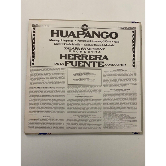 Huapango Xalapa Symphony Herrera Fuente Conductor LP D-VCL 9033 Cum Laude - Picture 2 of 7